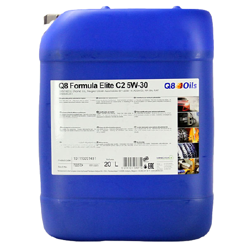 Моторное масло Q8 Formula Elite C2 5W-30, 20л